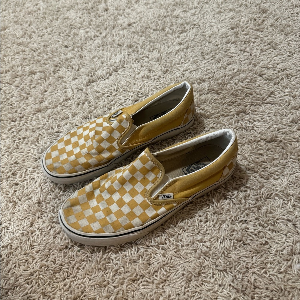 Checkered vans women’s 10.5 men’s 9